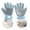 Blue, variant on 2in1 pet Grooming Gloves, pet Hair Removal Gloves-Heat-Resistant Silicone Gloves for cat Grooming Products are Suitable for Dogs and Cats with Short Hair Two Hands are Universal