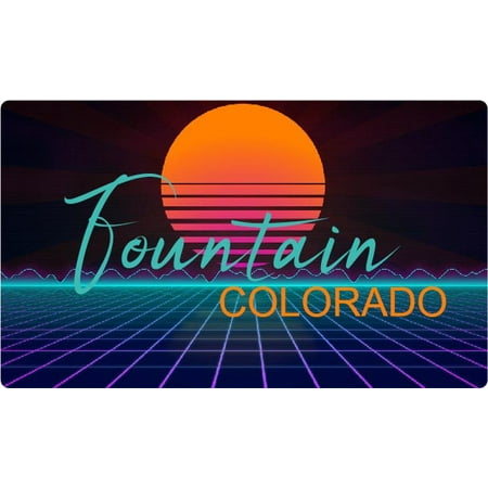 

Hamilton Washington 4 X 2.25-Inch Fridge Magnet Retro Neon Design