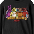 thumbnail image 7 of Five Nights At Freddy's Freddy Fazbear's Pizza Boy's Black Long Sleeve Shirt-XS, 7 of 7