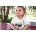 thumbnail image 2 of Straight Outta My Helmet Baby Bodysuit, Newborn Outfit, Baby Clothes, Gift&nbsp;for&nbsp;Children 18m White, 2 of 2