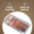 thumbnail image 2 of Paleta de sombras de ojos minerales Nudes, 10 tonos neutros, para un look de ojos natural o ahumado, maquillaje de ojos., 2 of 5