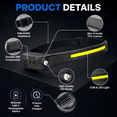 thumbnail image 4 of DAYBETTER Headlamp Rechargeable 2 Pack, 5 Modes Head Light with Motion Sensor, 800mAh White Light Adjustable Headligh for Camping, Hiking, Fishing, Running, 4 of 7