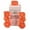 Yellow, variant on Role 4 Initiative Polyhedral Dice - Translucent Blood Orange w/Yellow and Arch'd4 (7) New