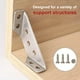 thumbnail image 5 of Conector Esquina para Muebles Universal Con 4 Tornillos Resistentes, 5 of 9