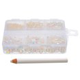 thumbnail image 2 of 1 Box of Resin Flatback Rhinestones Manicure Rhinestones DIY Rhinestones for Crafts, 2 of 8