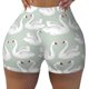 thumbnail image 2 of Fotbe White Birds Shorts Sin Costuras – Shorts Deportivos de Cintura Alta para Mujer, Elásticos para Gimnasio, Yoga, Running o Ciclismo-Medium, 2 of 8