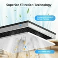 thumbnail image 2 of HEPA Replacement Filters for APH3000/AP300 Air Purifier, 2 Pack, H13 True HEPA & Activated Carbon Filter, 99.97% Captures Smoke, Odors, Dust, Pet Dander & Airborne Particles for Home Air Purification, 2 of 7