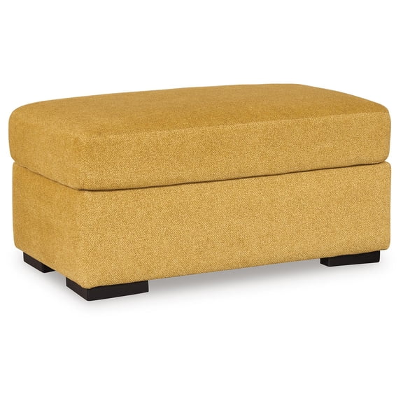 Signature Design by Ashley Keerwick Modern Ottoman, Sunflower Yellow