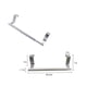 thumbnail image 2 of unbranded 2Ud Toallas De Acero Inoxidable Para Y Cocina Con Y Alta Resistencia Plata, 2 of 8