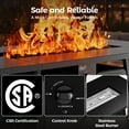 thumbnail image 5 of BALI OUTDOORS 42'' Propane Fire Pit Table Large Outdoor Firepit Table for Patio, Outside Black, 5 of 9
