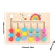 thumbnail image 3 of Juguetes de aprendizaje Montessori Slide Color and Shape Matching Preschool Logic Game para niños pequeños (6 colores), 3 of 3