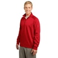 thumbnail image 4 of Sport-Tek Men's Tech Fleece 1/4 Zip Colorfast Pullover, 4 of 5