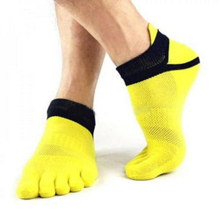 

Hazel Tech Breathable Cotton Toe Socks Pure Sports Comfortable 5 Finger Toe Sock 38-43
