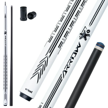 Crical Carbon Fiber Pool Cue Stick with PD-1 Low Deflection Professional Pool Cue for Billiard Stick