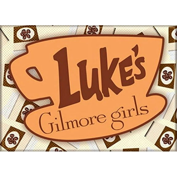 Ata-Boy Gilmore Girls Luke's Diner Logo 3.5" x 2.5" Magnet for Refrigerators and Lockers