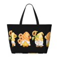 thumbnail image 2 of Daiia Sunflower Gnomes 5 Beach Travel Bag - Water-Resistant Beach Bag, Lightweight Tote with 7 Pockets for Women and Men - Gym,Pool,Camping,Reusable Grocery Bag, 2 of 7