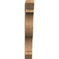 thumbnail image 2 of Ekena Millwork 5 1/2"W x 38"D x 42"H Funston Slat Smooth Bracket, Western Red Cedar, 2 of 4