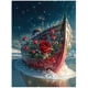 thumbnail image 1 of Diy Diamond Painting 5D Amusement Park Ferris Wheel Scenery Full Square Round Drill Embroidery Mosaic Flower Cross Stitch EE3227square 100X130cm Gao Jinjia LED, 1 of 2
