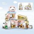 thumbnail image 6 of SKQIT Street View Cute Cat Shop Mini Building Blocks, MOC Creative Building Toys Cute Animals Building Set , Simulation Architecture Construction Toy, Gift Idea for Adults (917 PCS), 6 of 12