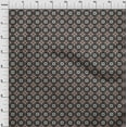 thumbnail image 3 of oneOone Cotton Cambric Black Fabric Floral & Tiles Moroccan Sewing Material Print Fabric By The Yard 42 Inch Wide, 3 of 4