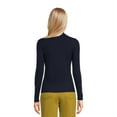 thumbnail image 4 of No Boundaries Juniors Mock Neck Top with Long Sleeves, 2-Pack, Sizes XS-3XL, 4 of 5