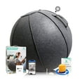 thumbnail image 1 of ENOVI Lite Silla de Pelota Pelota de Yoga Pelota de Ejercicio con Funda para Escritorio de Oficina en casa Pelota de Estabilidad y Asiento de Pelota de Equilibrio para Aliviar el Dolor de Espalda 75cm, 1 of 1