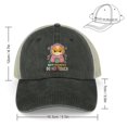 thumbnail image 2 of Not Friendly, Do Not Touch Black Hat Adjustable Funny Fashion Unisex Baseball Cap for Men Women, 2 of 7