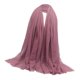 thumbnail image 5 of Bufanda larga suave para mujer Chal liso plisado Hijab Chal de cabeza judía en la cabeza Rosado jinwen Bufanda de algodón suave para mujer, 5 of 7