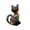 Pastel Multi-Tone Mosaic Cat, variant on Cat Table Lamp Stained Glass Style Resin Night Light, Mosaic Animal Figurine Accent for Bedroom Living Room Decor Cat Lovers Gift, 5.9 Inch