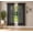 Black, variant on Gorgeous Home Linen Red Sheer Voile Curtains, 2 Panels Set, 55x63, See-Through Living Room Bronze Grommets