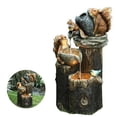 thumbnail image 3 of Toystoory Fuente de agua en forma de ardilla de resina exquisita estatua de jardín de animales impermeable bonita fuente de Patio ligera para Jardín y Patio, 3 of 6