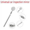thumbnail image 4 of 4X Universal Automotive Maintenance Inspection Mirror Folding Telescopic Reflector Welding Chassis Hand Tool,4 x Telescopic Inspection Mirror,Silver, 4 of 5