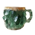 thumbnail image 2 of Crystal Coffee Mugs, Elegant Translucent Resin Coffee Mug ,400ml Colorful Mineral Crystal Coffee Mug, 11 OZ, Ergonomic Handle, （Without inner liner), 2 of 6