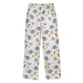 thumbnail image 2 of Wobogo Elephant Fruit Picture Long Pajama Pants Bottoms Soft Sleepwear with Pockets, 2 of 9