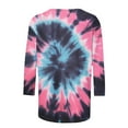 thumbnail image 4 of VgaVtl Womens T Shirts Graphic Blue Long Sleeve Tops for Women Loose Print Casual Tie-Dye Tops, 4 of 5
