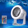 thumbnail image 1 of LED Submersible Floodlight, IP67 Waterproof RGB Underwater Light, 10W LED Flood Light for Fountain Pool Outdoor Garden Lighting, 1 of 5