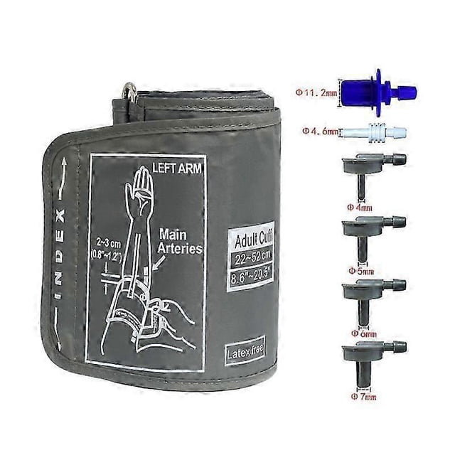 XL Blood Pressure Cuff for Omron - 9"-20.5" (22-52cm) Replacement Arm Monitor for Big Arms, Happy H