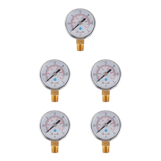 Riwesomey Medidor de presión hidráulica, precisión multifuncional, probador neumático de aceite de agua, medidor de medición, eléctrico Type2 NO2