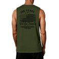 thumbnail image 5 of Men's Freedom Patriotic Tank Top with USA Flag Graphic and Sleeveless Design Featuring Double-Sided Print for Independence Day 2026 Memorial Day Gym Workouts Beach Days Army Green L, 5 of 5