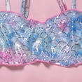 thumbnail image 6 of One Piece Girls' Swimwear Girls Bathing Suit&nbsp;size 6 Ruched Side Girls Tankini Swimsuit Hawaiian Bikini Sets Adjustable Straps Swim Tank Top Swimwear with Cover Up Skirt, 6 of 6