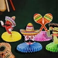 thumbnail image 4 of 12Pcs Mexican Fiesta Honeycomb Table Centerpiece Cactus Donkey Decor, 4 of 5