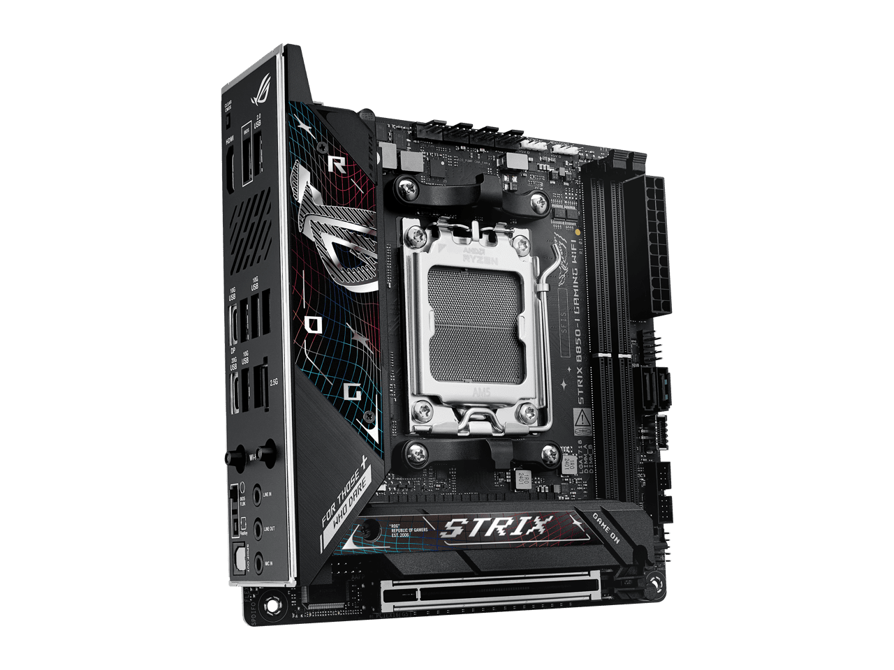 Asus ROG Strix B850-I GAMING WIFI Gaming Desktop Motherboard - AMD B850 Chipset - Socket AM5 - Mini ITX (90mb1k30-m0aay0)