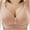 Beige, variant on Viikei Bras for Women Sports Bras Wirefree Plus Size Soild Underwear