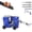 Blue, variant on Chain Sharpener, Chain Saw Sharpener Tool, Chainsaw Sharpener Jig Kit Universal Chain Saw Blade Sharpening Tool with 5 Sharpening Rods