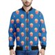thumbnail image 5 of Bonita chaqueta con cremallera y diseño de palomitas de maíz de dibujos animados para hombres y niños, sudadera con estampado 3D, camisetas de primavera y otoño, chaquetas bomber de manga larga de gra, 5 of 5