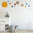 thumbnail image 4 of Pegatinas de pared de planeta del sistema solardecoración mural con patrón de planetas para habitación de niños Ndcxsfigh Nuevos Originales, 4 of 8