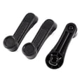 thumbnail image 1 of 3Pcs Ventanilla de Coche Manija Manivela Interior Vehículo Universal Negro, 1 of 1