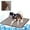 Coffee, variant on LELINTA Pet Dog Mat Large Pad Summer Pet Bed for Dogs Cats Kennel Pad Breathable Pet Blanket Dog Crate Sleep Mat Machine Washable