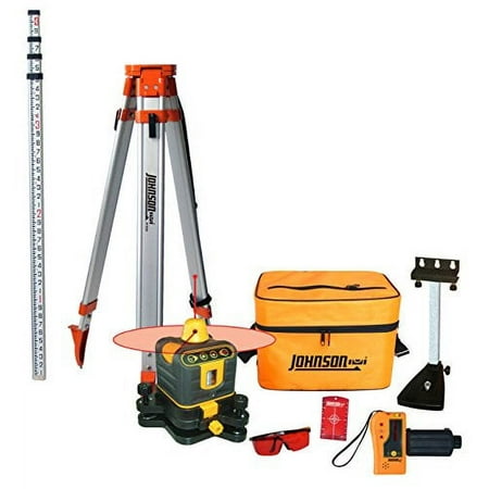 UPC: 0049448065134 | Johnson Level & Tool 99-005K Manual-Leveling Rotary Laser System