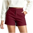thumbnail image 2 of YanHoo Shorts de Golf pour Femmes Taille Haute Extensibles Shorts Courts Décontractés de Travail Plein Air Randonnée avec Poches, 2 of 8